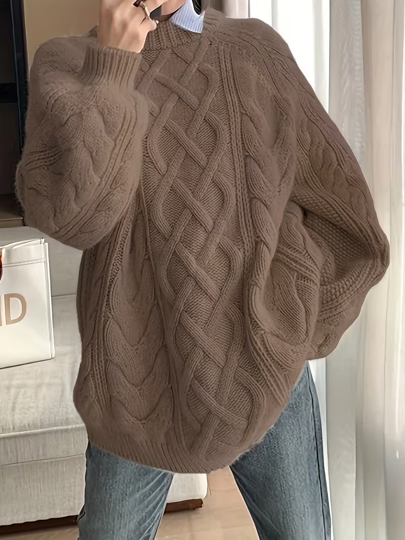 Elayra - Casual Loose Fitting Knitted Sweater