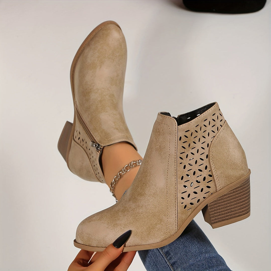 Fredrika - Breathable Ankle Boot With Zipper