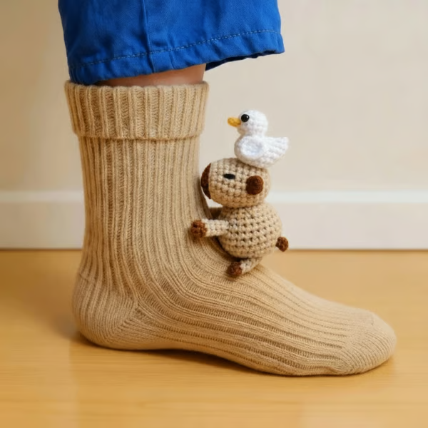 CuteStep - Knitted Animal Socks