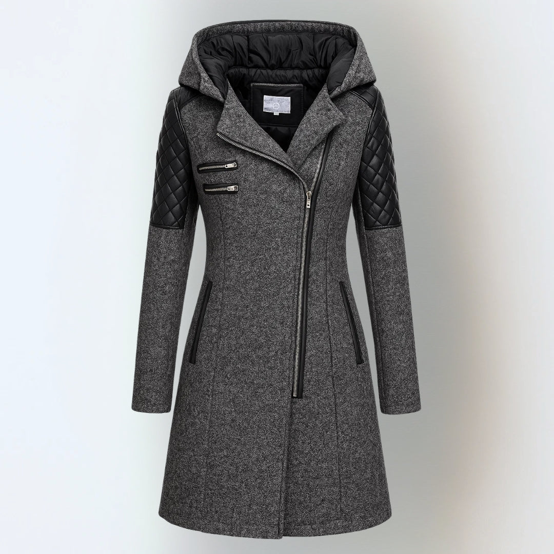 Jasneet - Winter Hooded Jacket With Zipper
