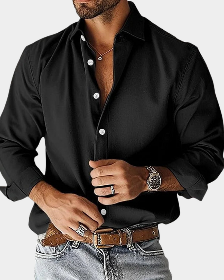 Pinchas - Long Sleeve Button-Down Shirt