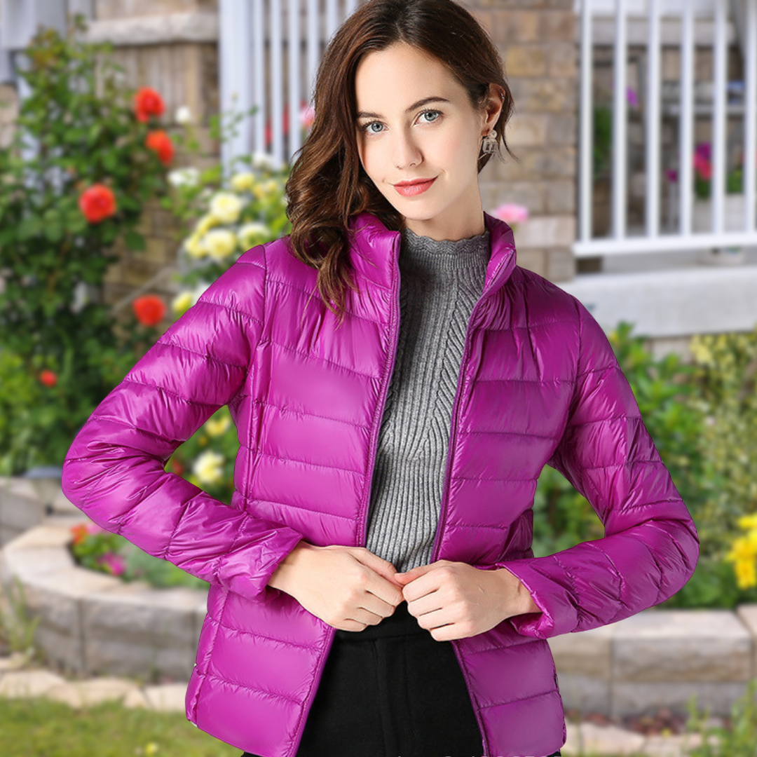 Isla - White Down Waterproof Jacket