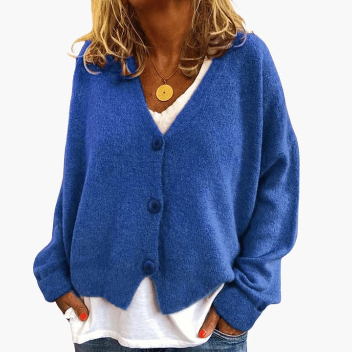 Lucrora - Long Sleeve Knitted Cardigan