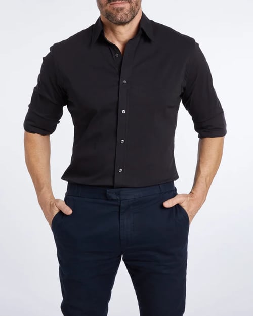 Ceferino - Casual Long Sleeve Shirt With Button