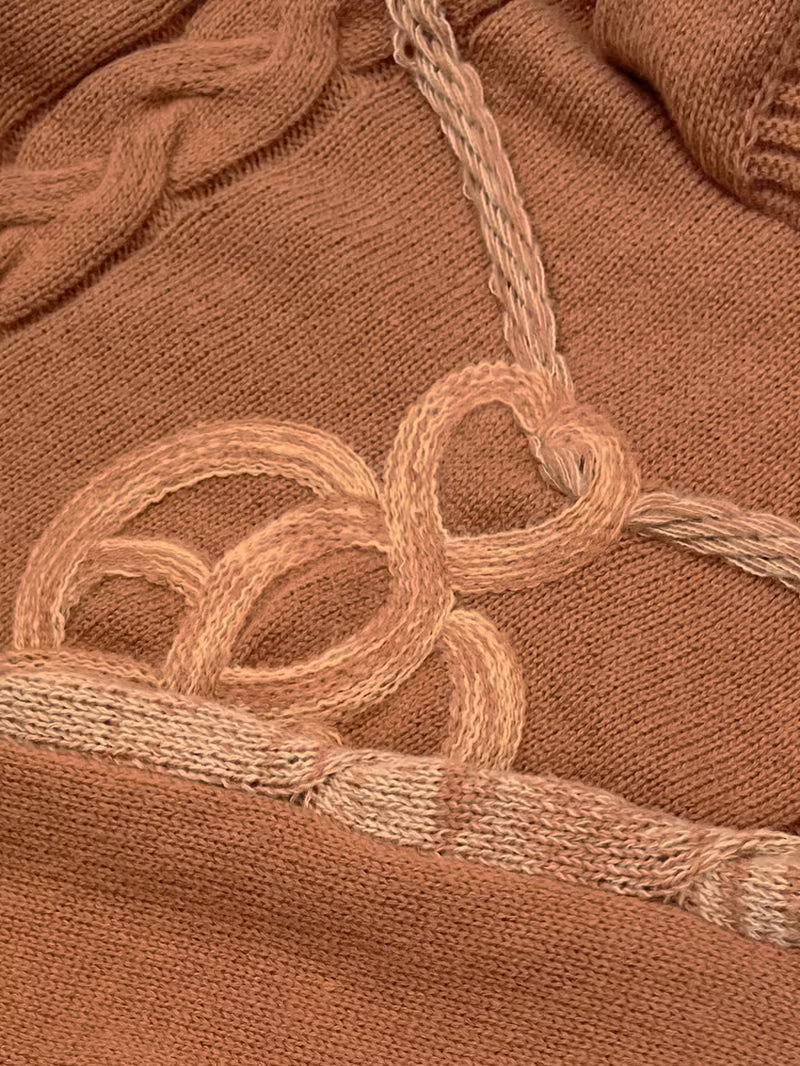 Cypriana - Elegant Knitted Sweater With Hood