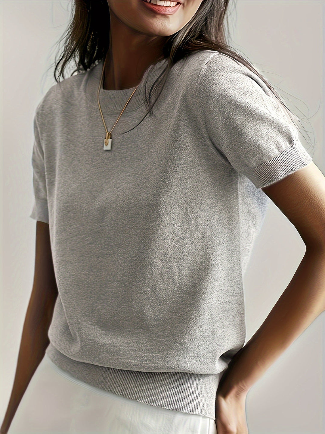 Jacquie - High Elasticity Casual T-Shirt