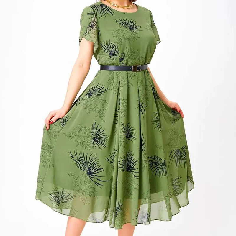 Basma - Fashionable Chiffon Dress