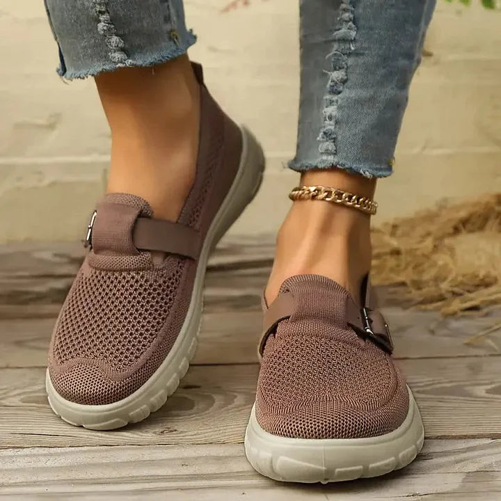 Liyana - Orthopedic Sneaker With Buckle Strap