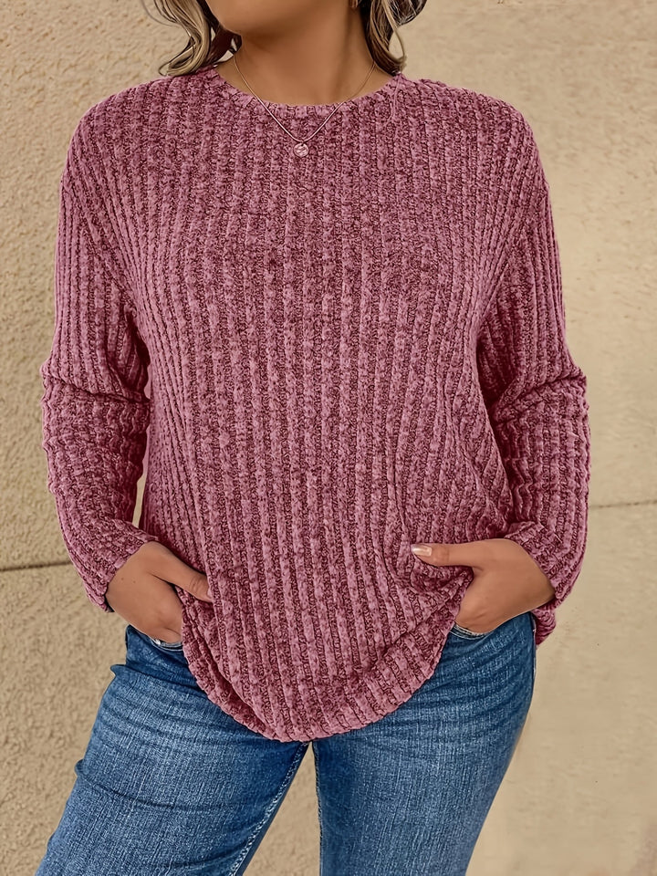 Katiya - Casual Loose Long Sleeve Sweater