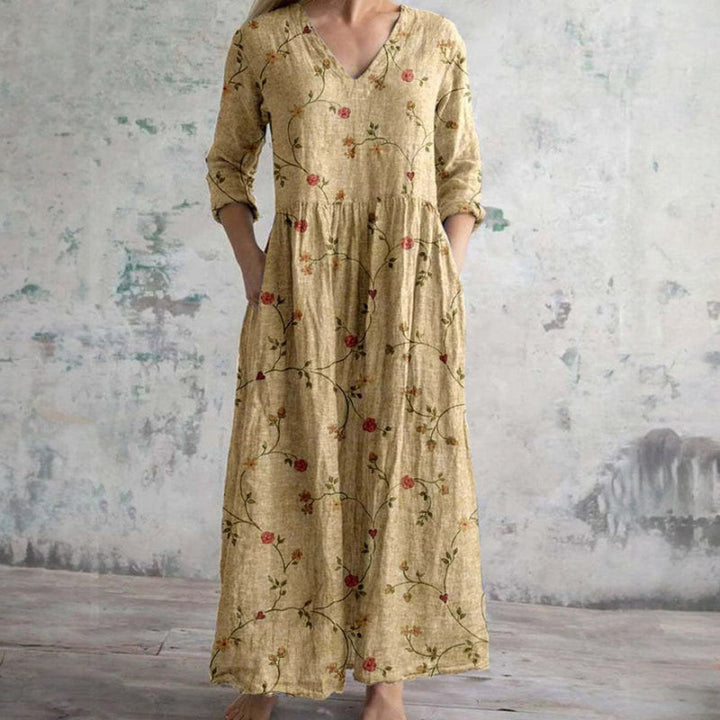 Erica - Elegant Floral Dress