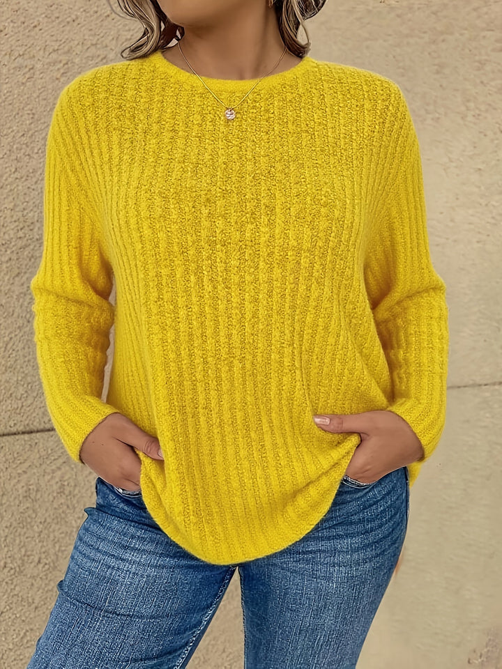 Katiya - Casual Loose Long Sleeve Sweater