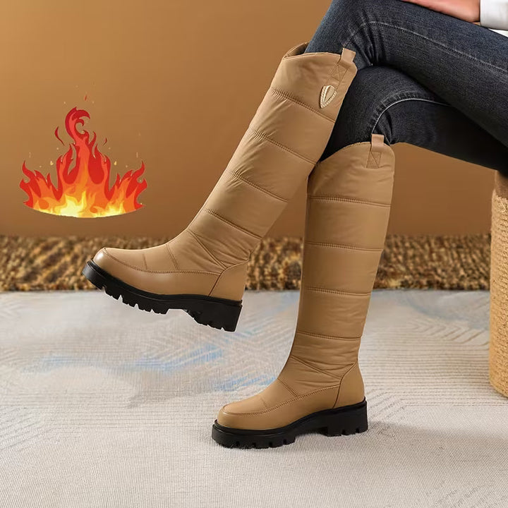 Astreaida - Winter Knee-High Boots With Anti-Skid Sole