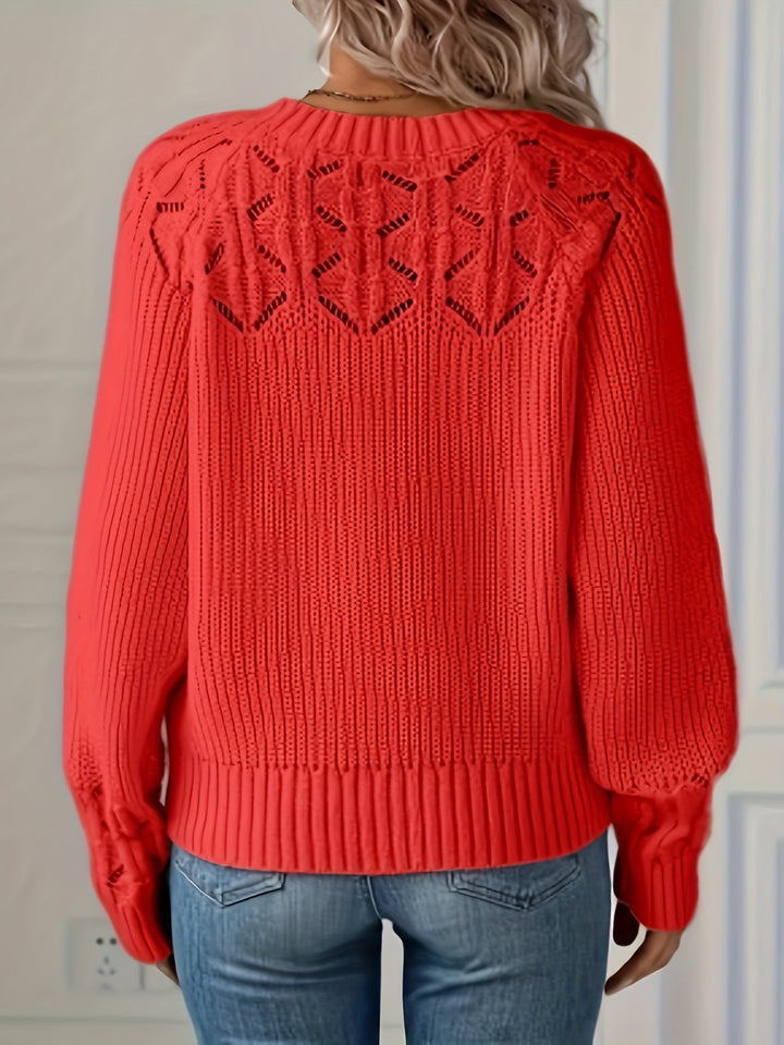 Nasia - Eelegant Long Sleeve Sweater