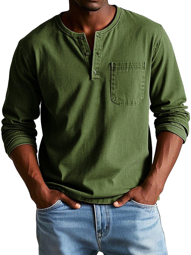 Neil - Vintage Long Sleeve Shirt