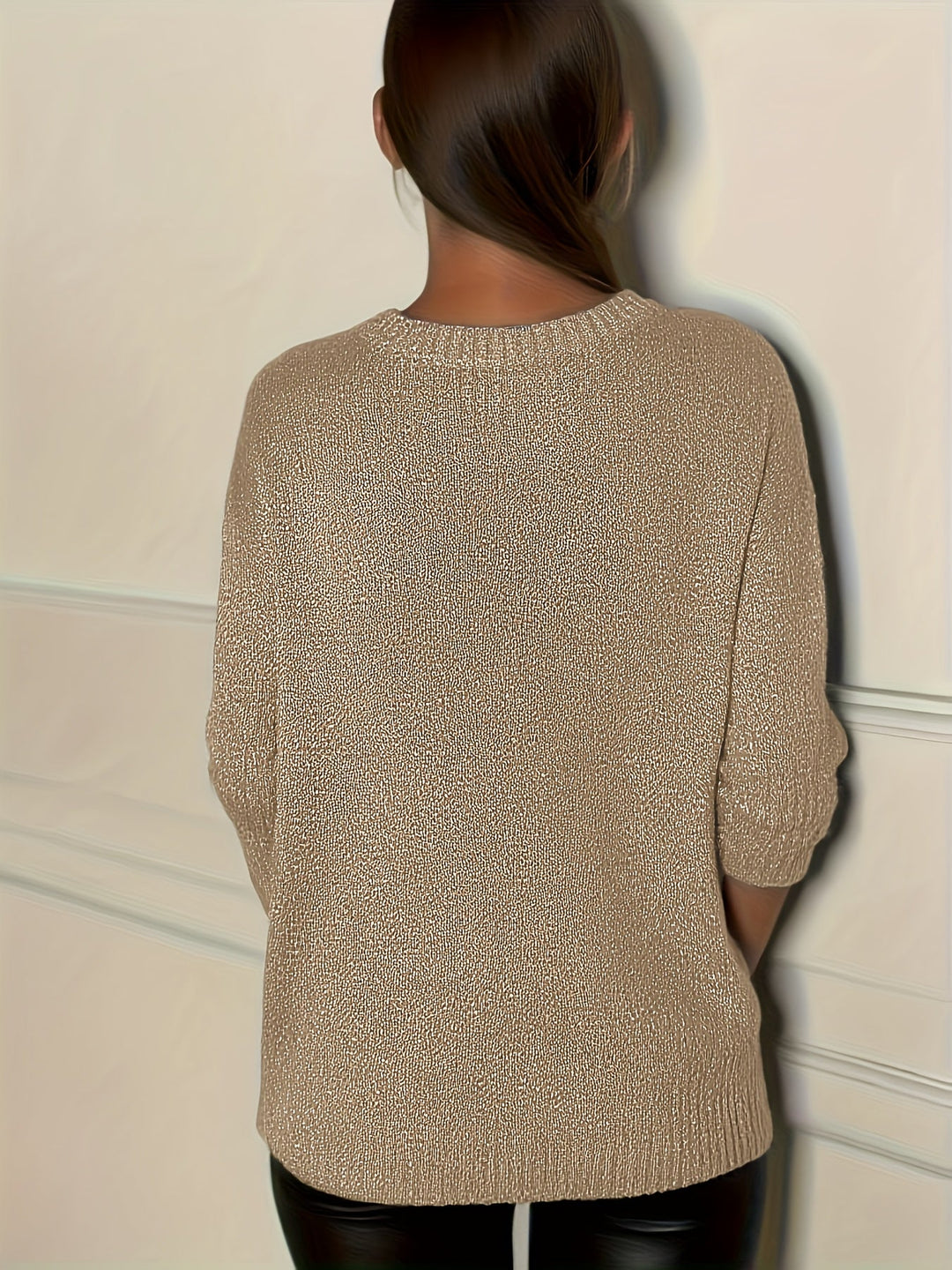 Healy - Knitted Sweater With V-Neck