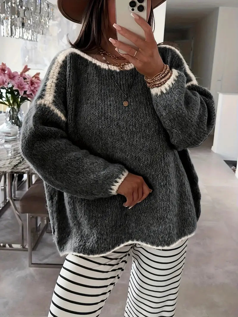 Usalda - Long Sleeve Knitted Sweater