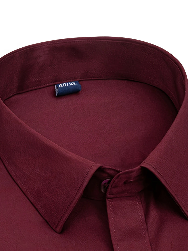 Ezra - Elegant Slim Fit Shirt With Button