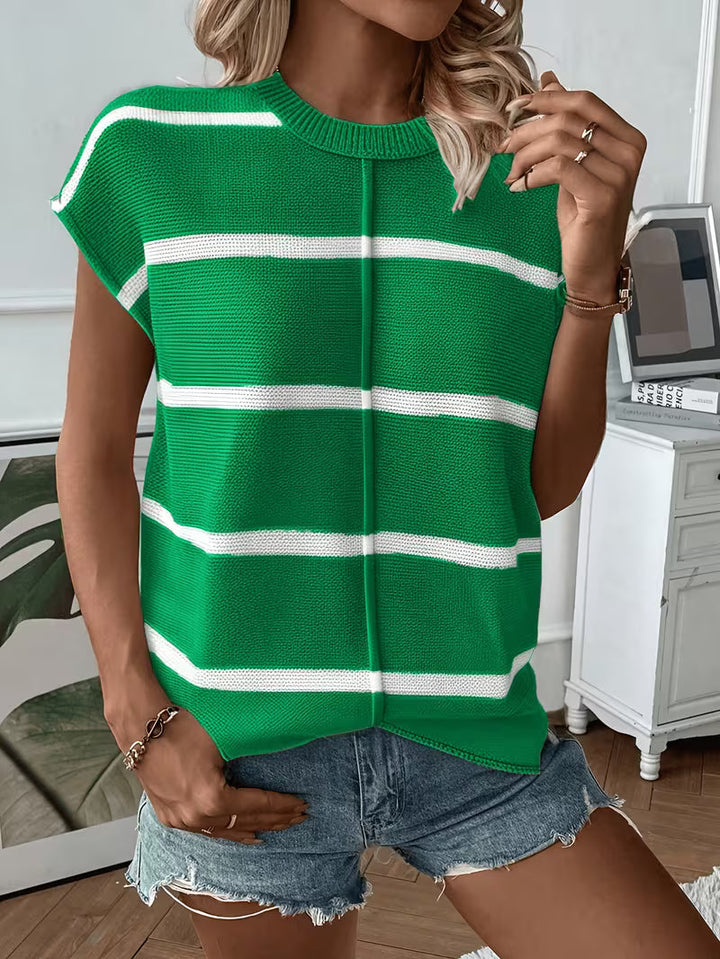 Agatha - Summer Casual Loose Shoulder Sleeveless Sweater
