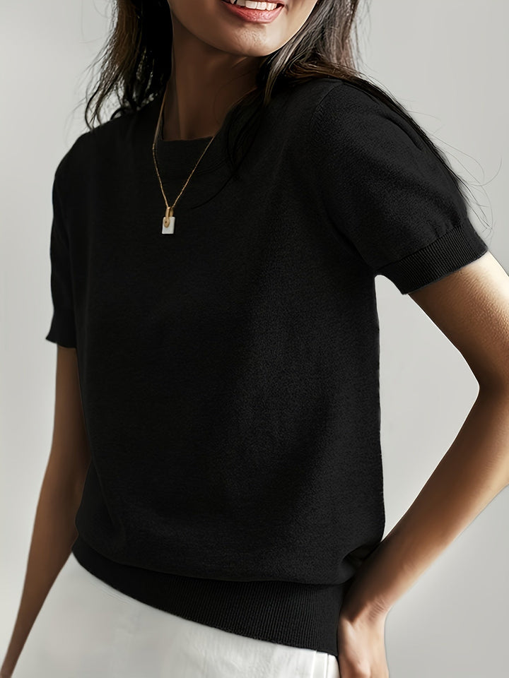 Jacquie - High Elasticity Casual T-Shirt
