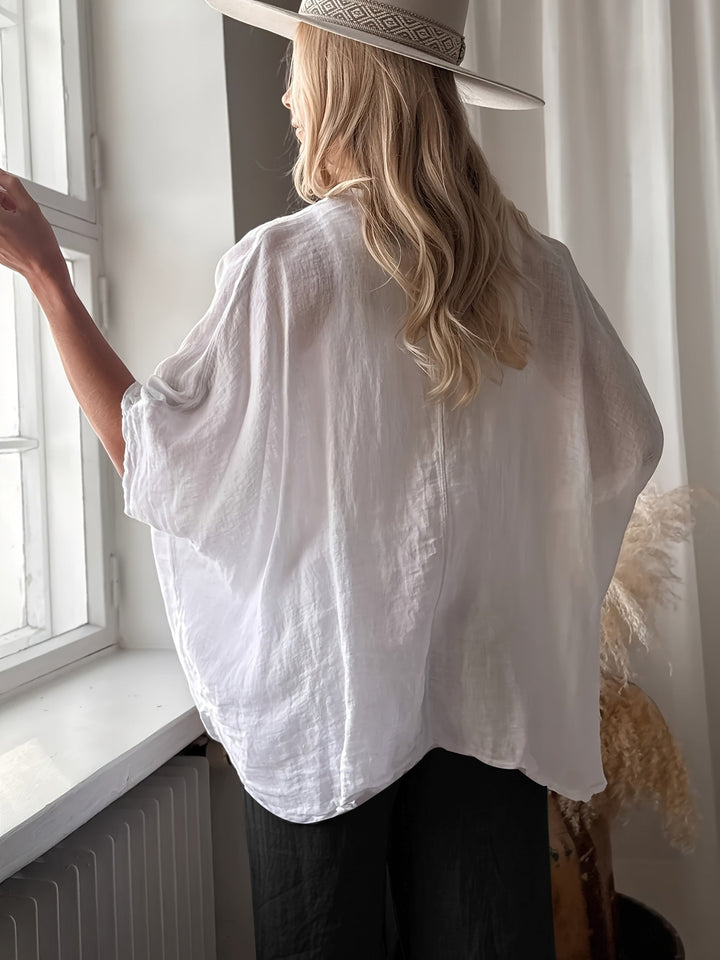 Vivioia - Bohemian Blouse With Loose Sleeve