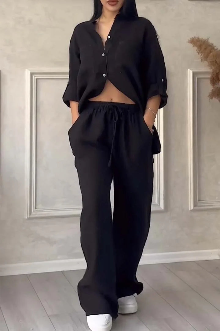 Arielle - Cotton Linen Two Piece Set