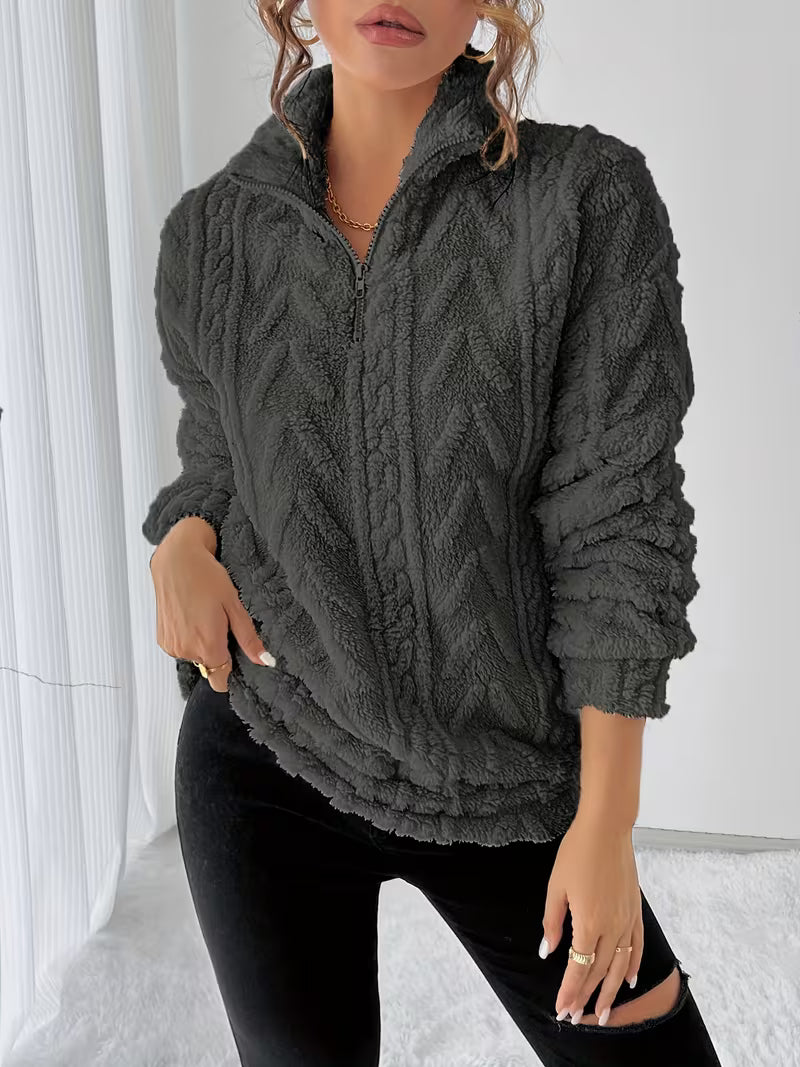 Oriaenica - Versatile Warm Fleece Sweatshirt