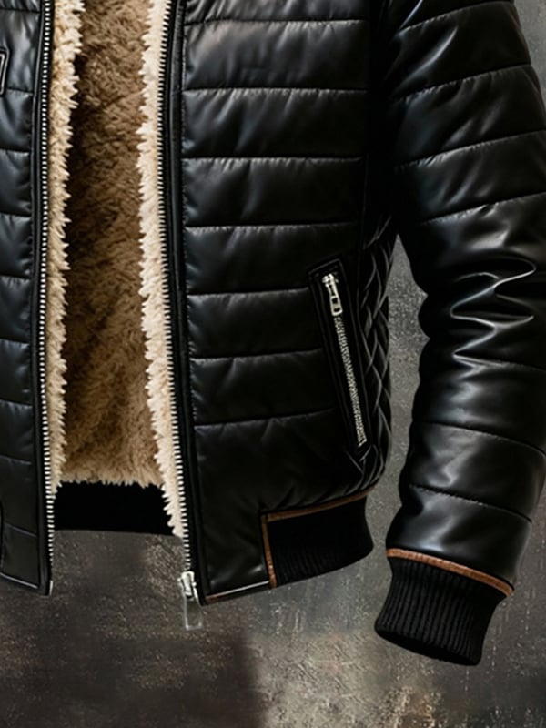 Griezmann - Vintage Outdoor Jacket With Soft Leather