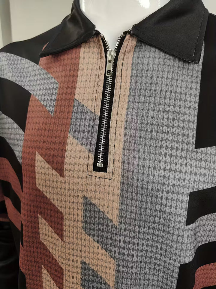 Thomson - Long Sleeve Shirt With Half Zipper