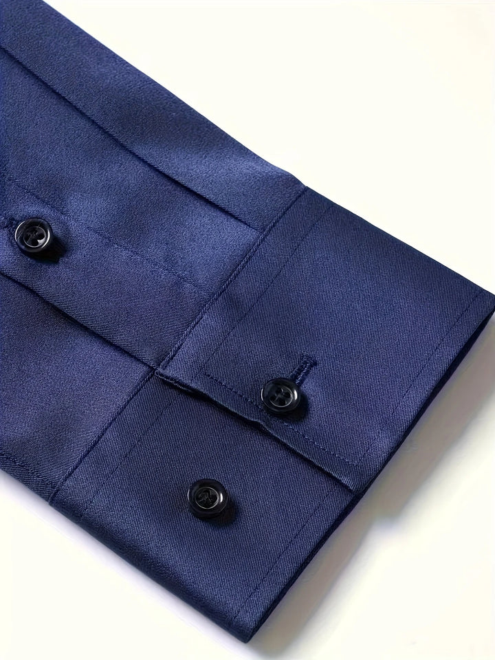 Byron - Elegant Long Sleeve Shirt With Button