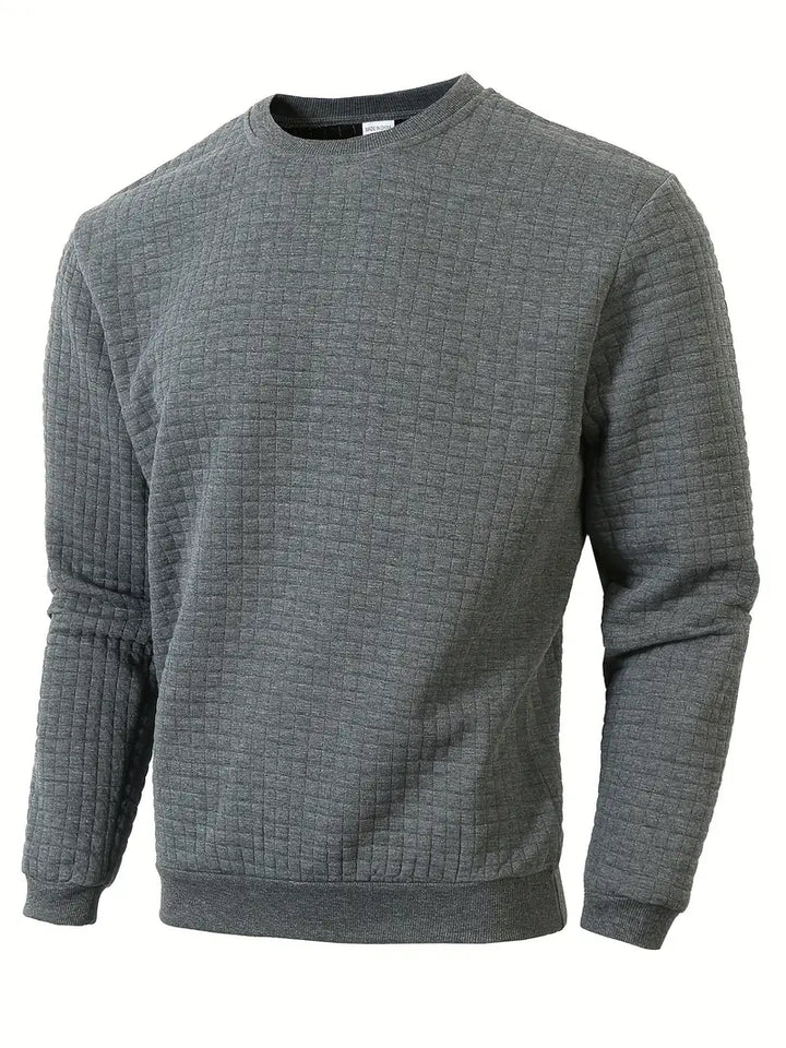 Andreas - Bohemian Plaid Long Sleeve Sweater
