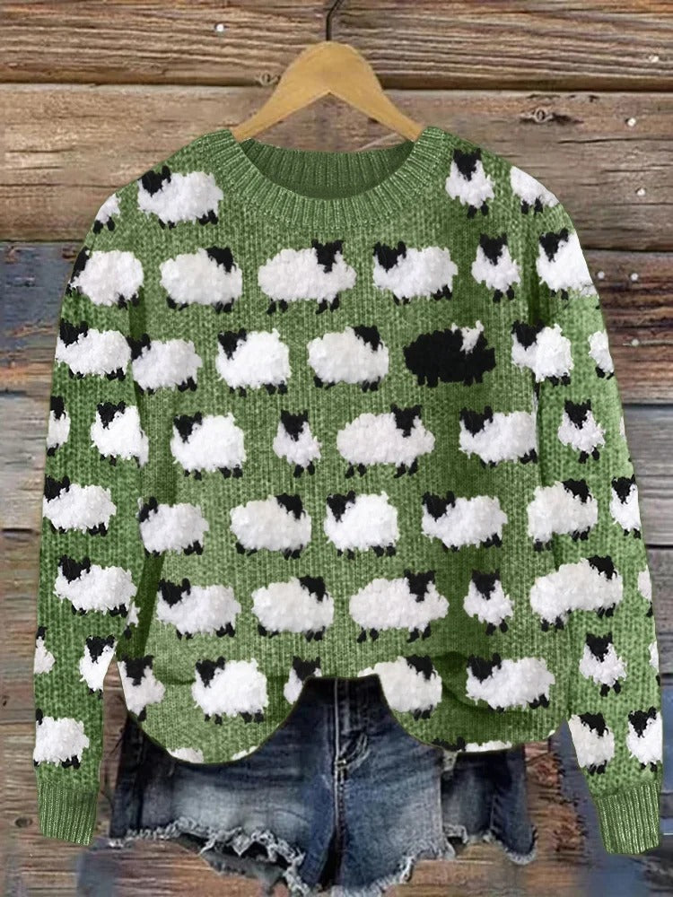 Beena – Round Neck Knitted Sweater