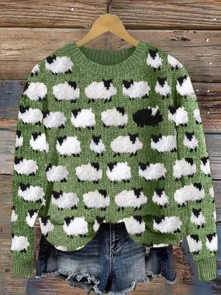 Beena – Round Neck Knitted Sweater