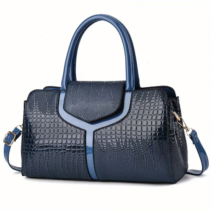 Isolarenna - Handbag With Crocodile Texture