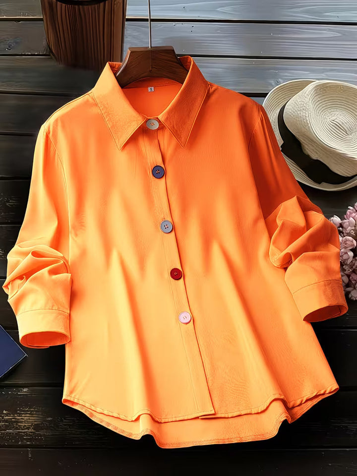 Fausta - Single Breasted Long Sleeve Shirt