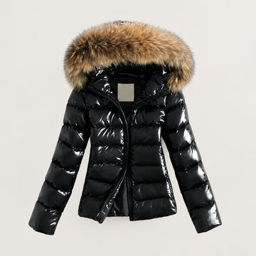 Raimetandra - WaterProof Puffer Jacket With Fur Hood