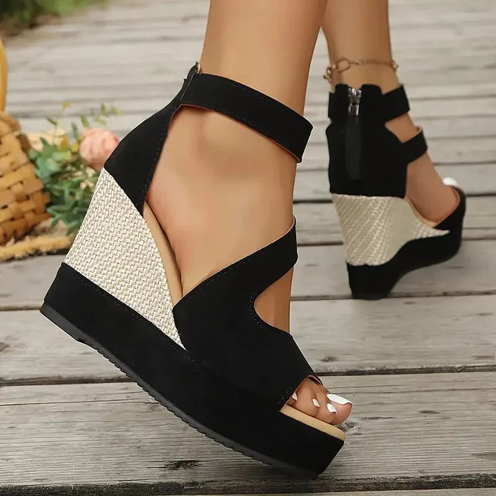 Leontyne - Orthopedic Wedge Sandals