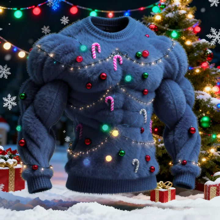 Nissanka - Elegant Long Sleeve Christmas Tree Sweater