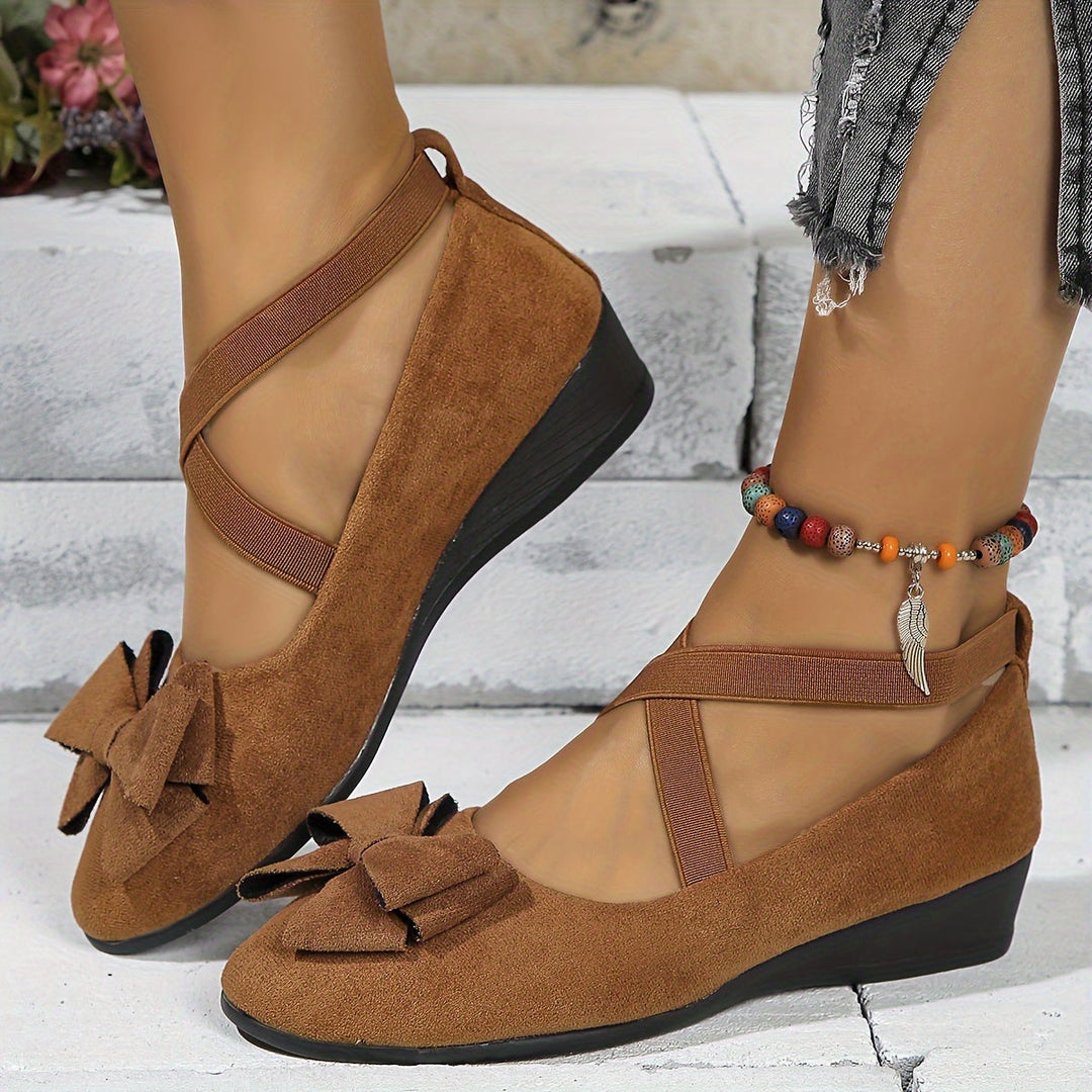 Zuzan - Elegant Non-Slip Bowtie Sandal With Strap