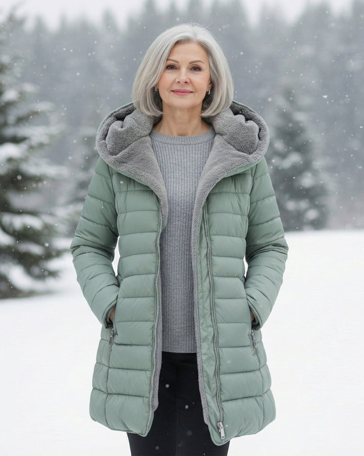 Oksiana - Fleece Lined Puffer Coat