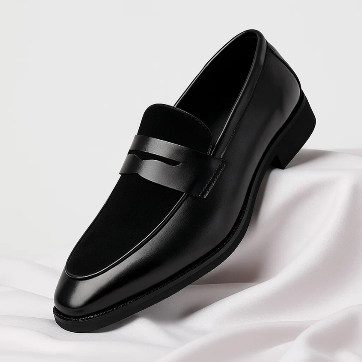 Callen - Two Tone Penny Loafers Slip On Shoes