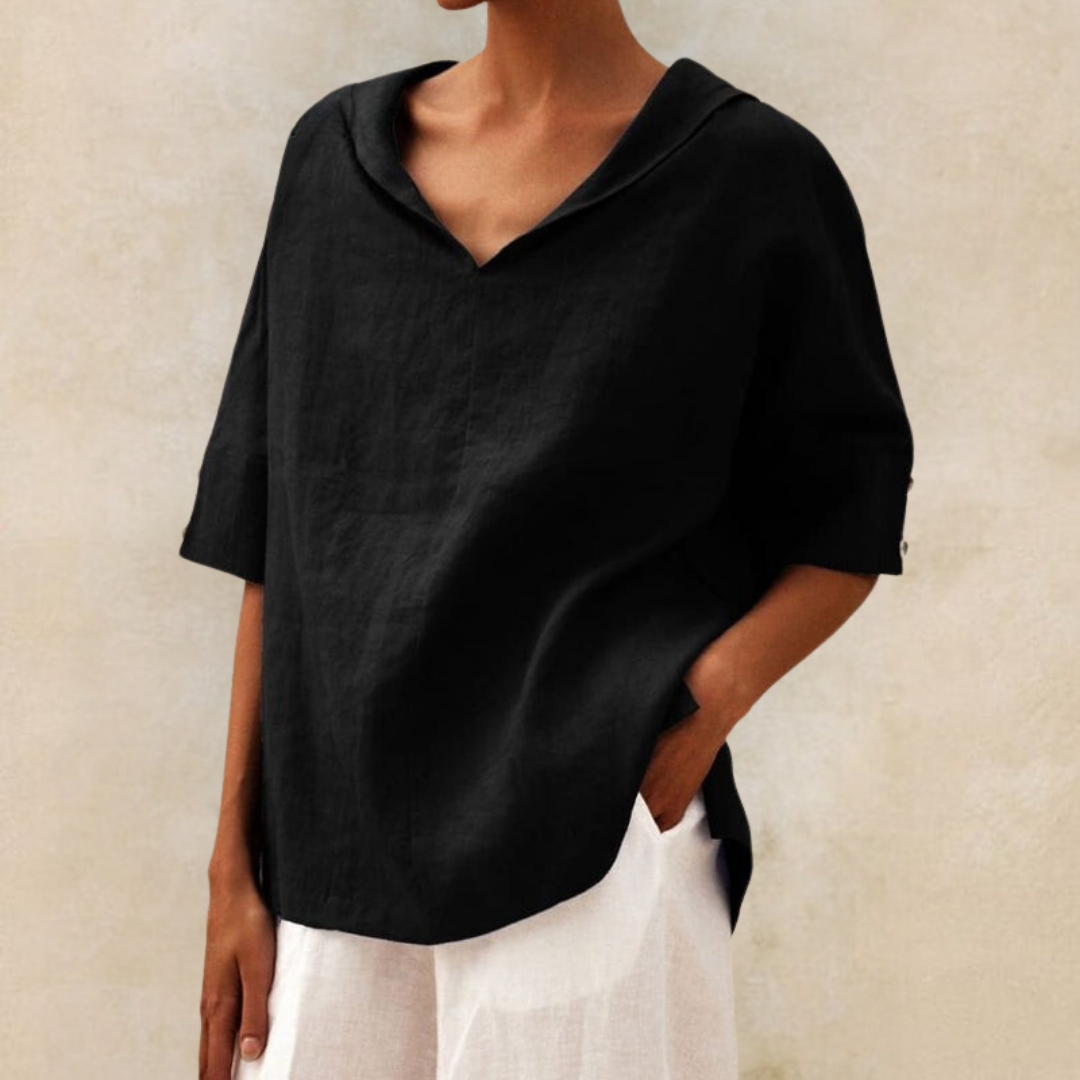 Zoe - Casual Loose Fitting Blouse