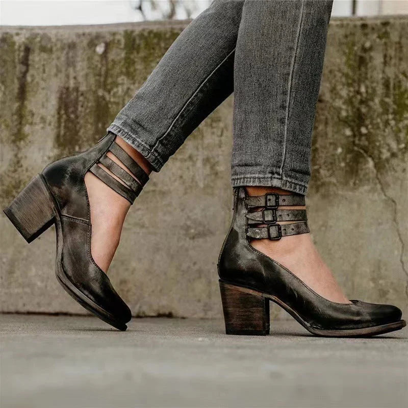 Steffie – Wooden High Heels