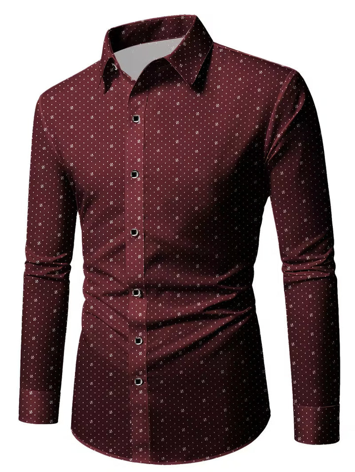 Spyros - Long Sleeve Shirt With Button Front