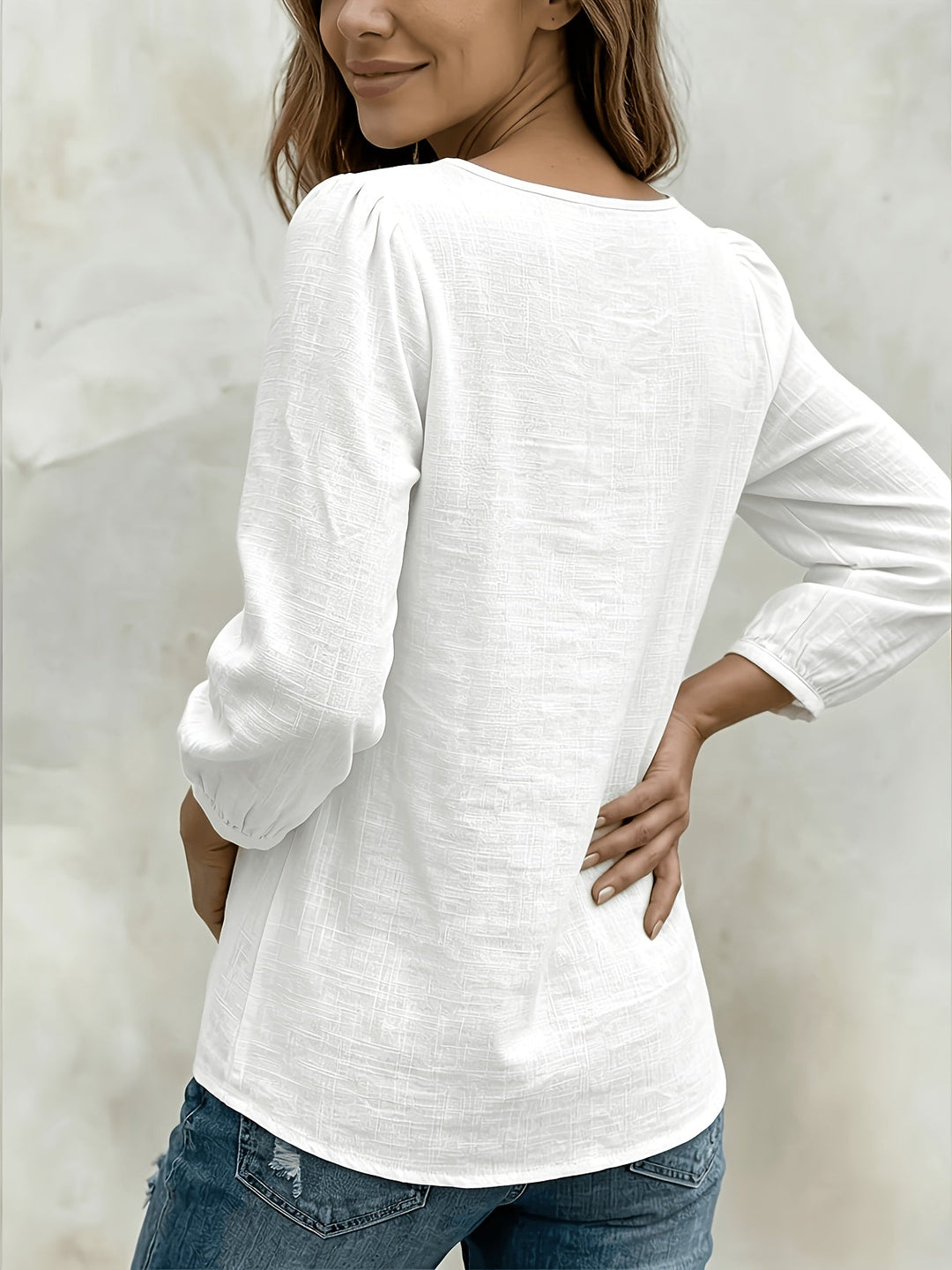 Avelieandra - Casual Summer Bow Shirt