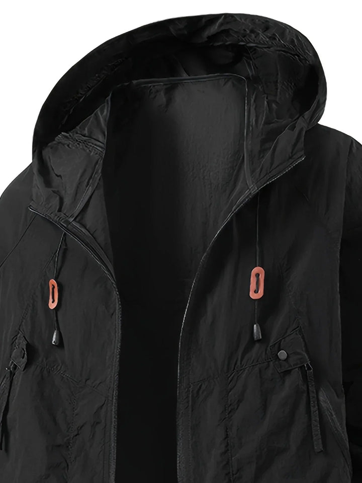 Vrenda - Long Sleeve Hooded Jacket With Pocket