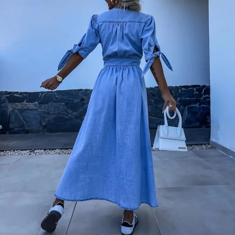 Filina - Radiant Denim Dress