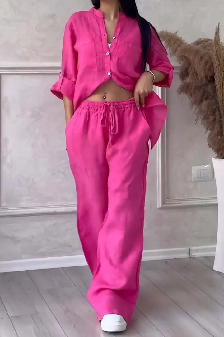 Arielle - Cotton Linen Two Piece Set