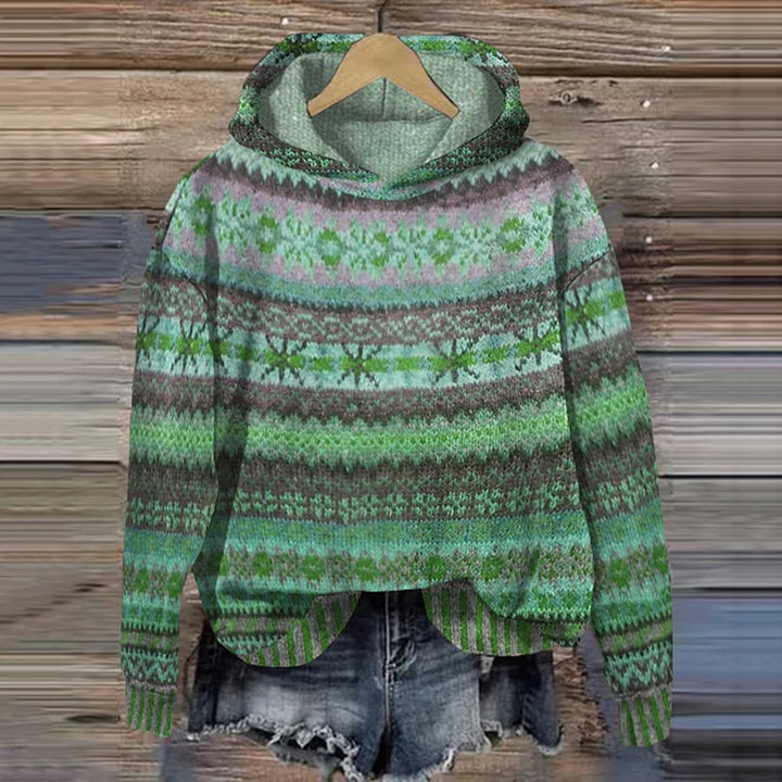 Annika - Ethnic Retro Hoodie
