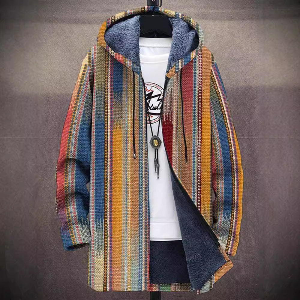 Annet -  Luxurious art-Inspired Cardigan with Zipper