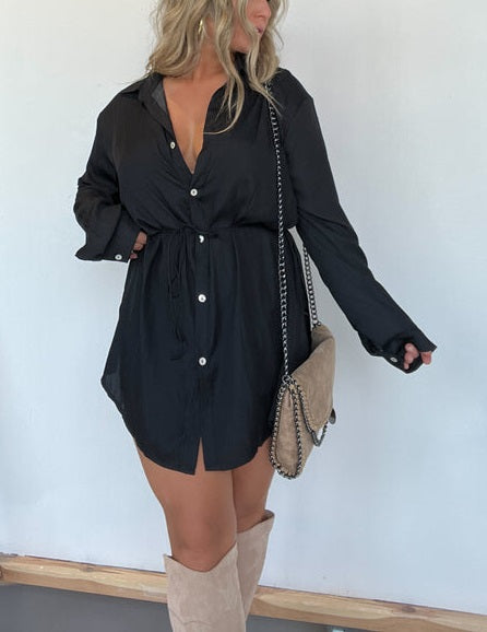 Giulia - Turn Down Collar Loose Shirt Set